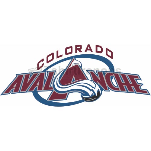 Colorado Avalanche T-shirts Iron On Transfers N117 - Click Image to Close